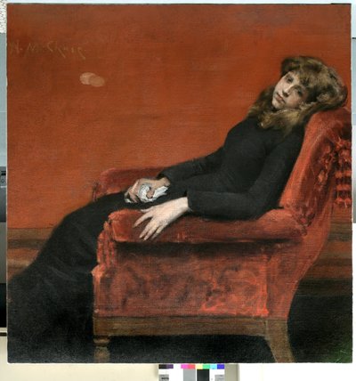 Die junge Waise von William Merritt Chase